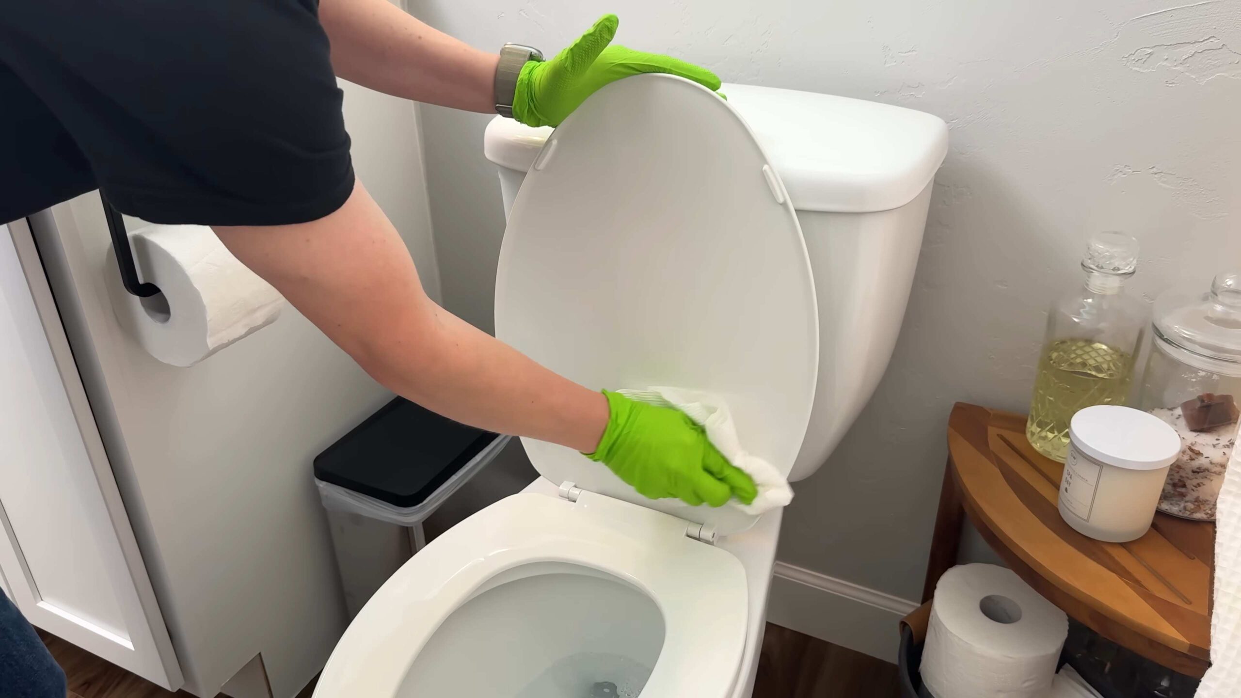 Badezimmerreinigung beschleunigen