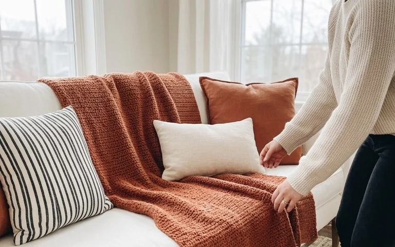 Crochet Old Fashioned Throw Blanket - in 12 sizes! - free pattern