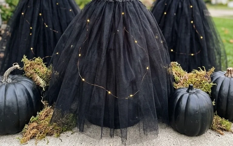 How To Make Light-Up Halloween Witches (Pottery Barn Inspired)